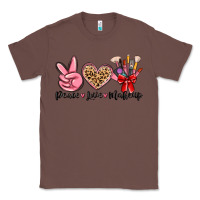Chestnut peace love makeup Classic Tee - MaliasSmallBusiness