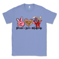 Colony Blue peace love makeup Classic Tee - MaliasSmallBusiness