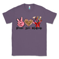 Lavender peace love makeup Classic Tee - MaliasSmallBusiness