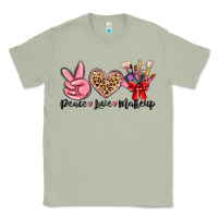 Matcha peace love makeup Classic Tee - MaliasSmallBusiness