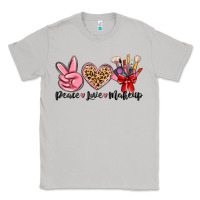 Moon Dust peace love makeup Classic Tee - MaliasSmallBusiness