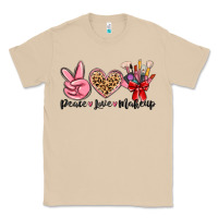 Mushroom peace love makeup Classic Tee - MaliasSmallBusiness