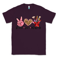 Plum peace love makeup Classic Tee - MaliasSmallBusiness