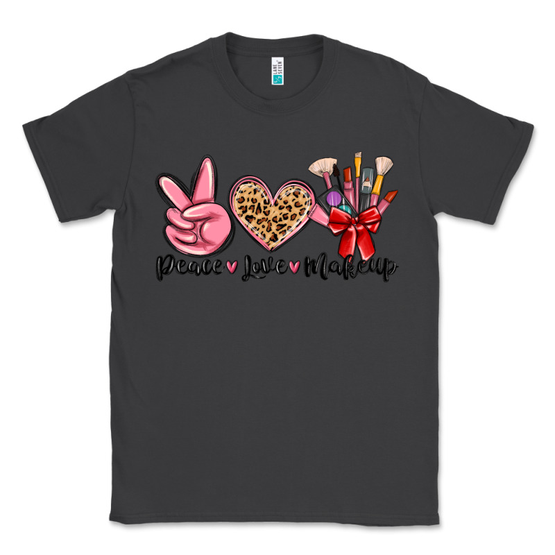 Peace Love Makeup Classic Tee by MaliasSmallBusiness | Teevron