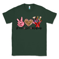 Sports Green peace love makeup Classic Tee - MaliasSmallBusiness