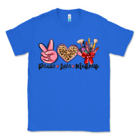 True Royal peace love makeup Classic Tee - MaliasSmallBusiness