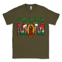 Army Green mexican mom our lady of guadalupe leopard Classic Tee - JahusDesignShop
