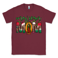 Burgundy mexican mom our lady of guadalupe leopard Classic Tee - JahusDesignShop