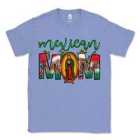 Colony Blue mexican mom our lady of guadalupe leopard Classic Tee - JahusDesignShop