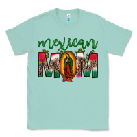 Seafoam mexican mom our lady of guadalupe leopard Classic Tee - JahusDesignShop