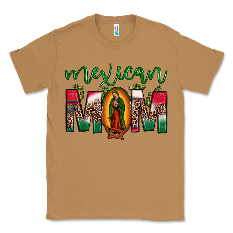 Mexican Mom Our Lady Of Guadalupe Leopard Classic Tee by JahusDesignShop | Teevron