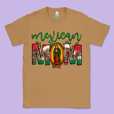 Mexican Mom Our Lady Of Guadalupe Leopard Classic Tee Designed By Jahusdesignshop