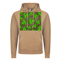 Vintage Coffee shamrock and leopard Vintage Hoodie - RanaPortraitStore