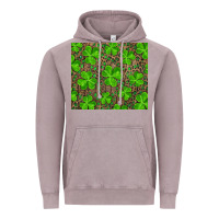 Vintage Zinc shamrock and leopard Vintage Hoodie - RanaPortraitStore