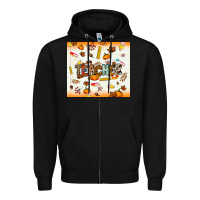 Black teacher fall Zipper Hoodie - NancyCooperArtShop