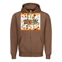 Chestnut teacher fall Zipper Hoodie - NancyCooperArtShop