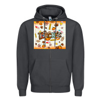 Smoke teacher fall Zipper Hoodie - NancyCooperArtShop