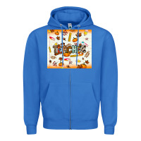 True Royal teacher fall Zipper Hoodie - NancyCooperArtShop