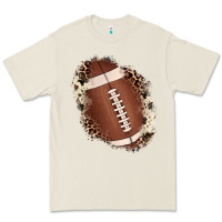 Bone football cowhide leopard patch Premium Tee - JahusDesignShop