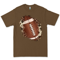 Cacao football cowhide leopard patch Premium Tee - JahusDesignShop