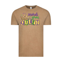 Vintage Coffee mardi gras queen Vintage Tee - MaliasSmallBusiness