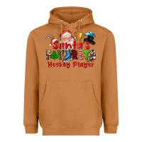 Meerkat santas favorite hockey player Heavyweight Hoodie - CowGirlArtShop