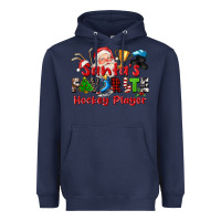 Navy santas favorite hockey player Heavyweight Hoodie - CowGirlArtShop