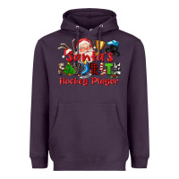 Plum santas favorite hockey player Heavyweight Hoodie - CowGirlArtShop