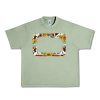 Oil Green western serape sunflower background frame Urban Heavy Tee - NancyCooperArtShop