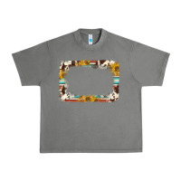 Tornado western serape sunflower background frame Urban Heavy Tee - NancyCooperArtShop