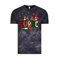 Cloud Black nurse Christmas Vintage Tee - JahusDesignShop