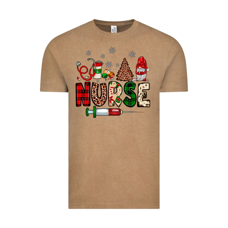 Nurse Christmas Vintage Tee by JahusDesignShop | Teevron
