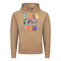 Vintage Coffee girls just wanna have fun Vintage Hoodie - MaliasSmallBusiness
