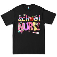 Black school nurse Premium Tee - BundleAndBundleShop