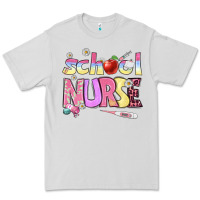 Dove Grey school nurse Premium Tee - BundleAndBundleShop
