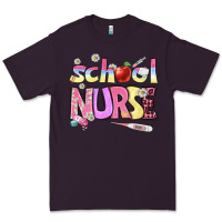 Plum school nurse Premium Tee - BundleAndBundleShop