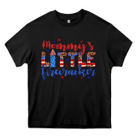Black mommy’s little firecracker Heavy Core Tee - JahusDesignShop