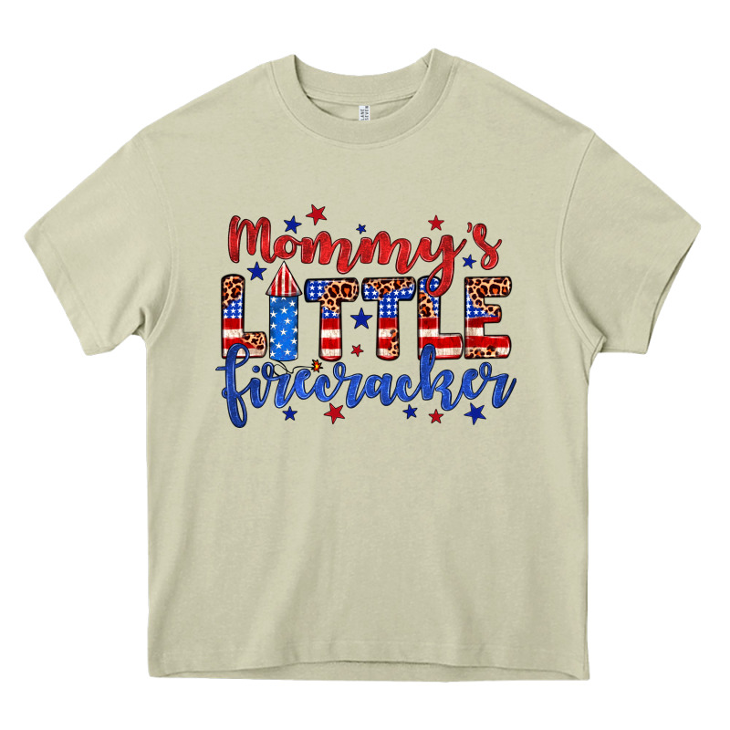 Mommy’s Little Firecracker Heavy Core Tee by JahusDesignShop | Teevron