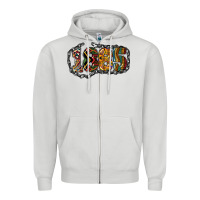 Dove Grey 1865 juneteenth Zipper Hoodie - NancyCooperArtShop