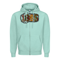 Seafoam 1865 juneteenth Zipper Hoodie - NancyCooperArtShop