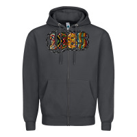 Smoke 1865 juneteenth Zipper Hoodie - NancyCooperArtShop