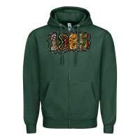 Sports Green 1865 juneteenth Zipper Hoodie - NancyCooperArtShop