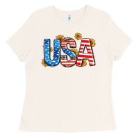 Bone usa sunflower Ladies Tee - AdoDesignShop