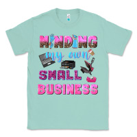 Seafoam mind my own small business Classic Tee - NancyCooperArtShop