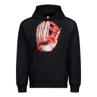 Black Catchers Mitt Fa Element Urban Hoodie - FaDigitalArtStudio