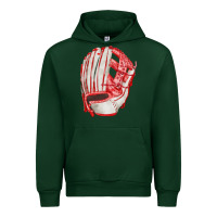 Forest Green Catchers Mitt Fa Element Urban Hoodie - FaDigitalArtStudio