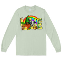 Matcha St. Patricks Love With Gnome Long Sleeve Tee - BundleAndBundleShop