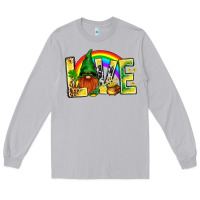 Moon Dust St. Patricks Love With Gnome Long Sleeve Tee - BundleAndBundleShop