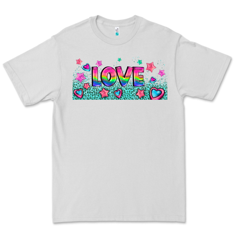 Lgbt Love With Hearts And Stars Premium Tee by AdoDesignShop | Teevron