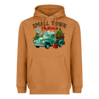Meerkat small town christmas Heavyweight Hoodie - CowGirlArtShop